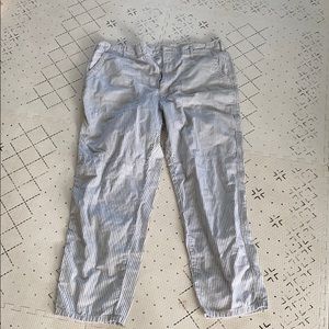 White and blue Lenin pants